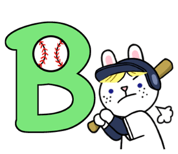 Alphabet Rabbit. sticker #11420677