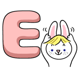 Alphabet Rabbit. sticker #11420680