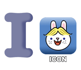 Alphabet Rabbit. sticker #11420684