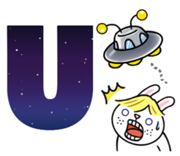 Alphabet Rabbit. sticker #11420696