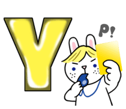 Alphabet Rabbit. sticker #11420700