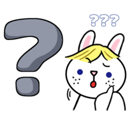 Alphabet Rabbit. sticker #11420710