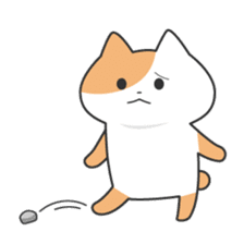 Cat and Mysterious friend sticker #11420930