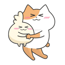 Cat and Mysterious friend sticker #11420943