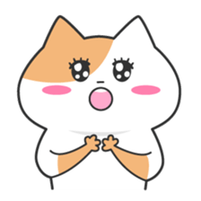 Cat and Mysterious friend sticker #11420944