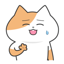 Cat and Mysterious friend sticker #11420947