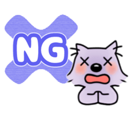 Pastel Color Dog sticker #11421556