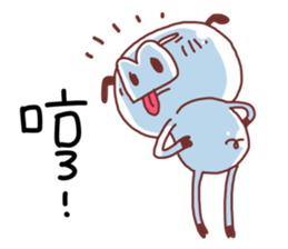 Unhappy pig sticker #11421678