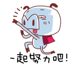 Unhappy pig sticker #11421684