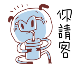 Unhappy pig sticker #11421686