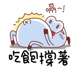 Unhappy pig sticker #11421699