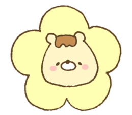 Bear resembling a pudding 5 sticker #11421953