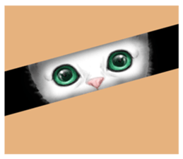 White kitty diary 2 Mandarin Chinese sticker #11422143