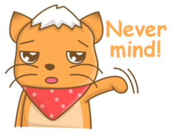 Big Tail the Orange Cat sticker #11422522