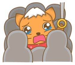 Big Tail the Orange Cat sticker #11422523