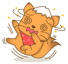 Big Tail the Orange Cat sticker #11422529