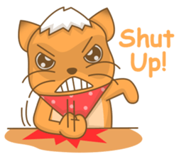 Big Tail the Orange Cat sticker #11422535