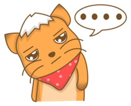 Big Tail the Orange Cat sticker #11422538