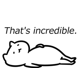 FlexibleCat(English) sticker #11422723