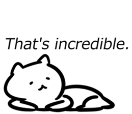 FlexibleCat(English) sticker #11422736