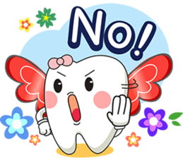 Happy Angle Tooth sticker #11423194