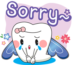 Happy Angle Tooth sticker #11423196