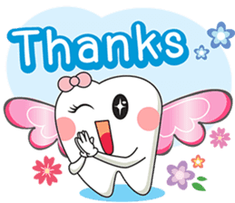 Happy Angle Tooth sticker #11423197