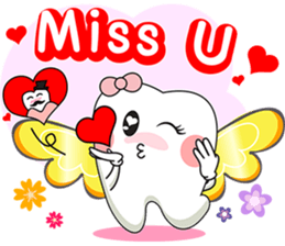 Happy Angle Tooth sticker #11423203