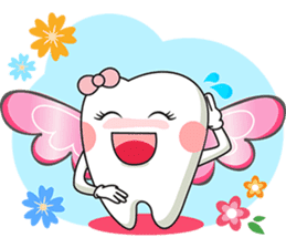 Happy Angle Tooth sticker #11423206