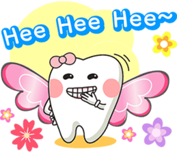 Happy Angle Tooth sticker #11423211