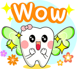 Happy Angle Tooth sticker #11423213