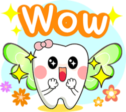 Happy Angle Tooth sticker #11423213