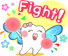 Happy Angle Tooth sticker #11423215