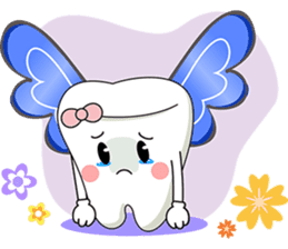 Happy Angle Tooth sticker #11423218