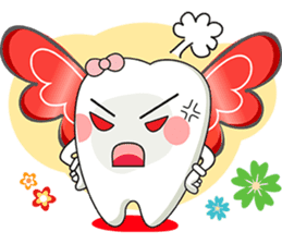 Happy Angle Tooth sticker #11423219