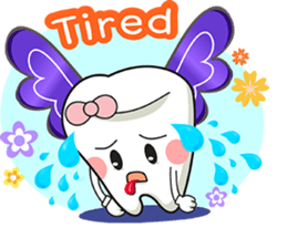 Happy Angle Tooth sticker #11423226