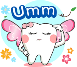 Happy Angle Tooth sticker #11423230
