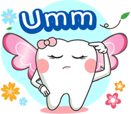 Happy Angle Tooth sticker #11423230