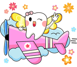 Happy Angle Tooth sticker #11423231