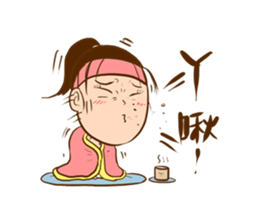 Spicy lady monster sticker #11423630