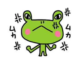 dairly life of a tree frog. sticker #11423639