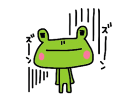 dairly life of a tree frog. sticker #11423651