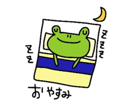 dairly life of a tree frog. sticker #11423657