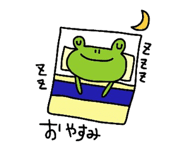 dairly life of a tree frog. sticker #11423657