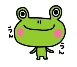 dairly life of a tree frog. sticker #11423665