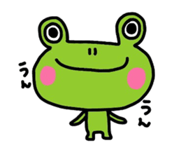 dairly life of a tree frog. sticker #11423665