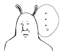 Something Sucks Rabbit In search of love sticker #11424879