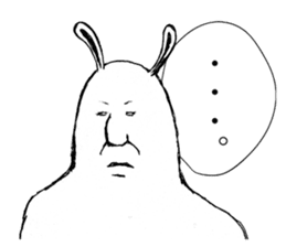 Something Sucks Rabbit In search of love sticker #11424879