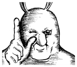 Something Sucks Rabbit In search of love sticker #11424885