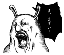 Something Sucks Rabbit In search of love sticker #11424910